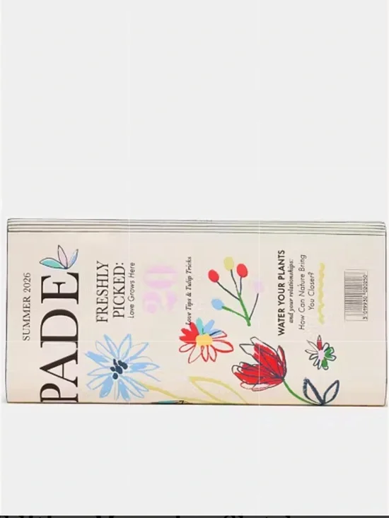 💐Kate Spade Floral Magazine Clutch — Cream with Multicolor Blooms 💐 - Picture 6 of 16